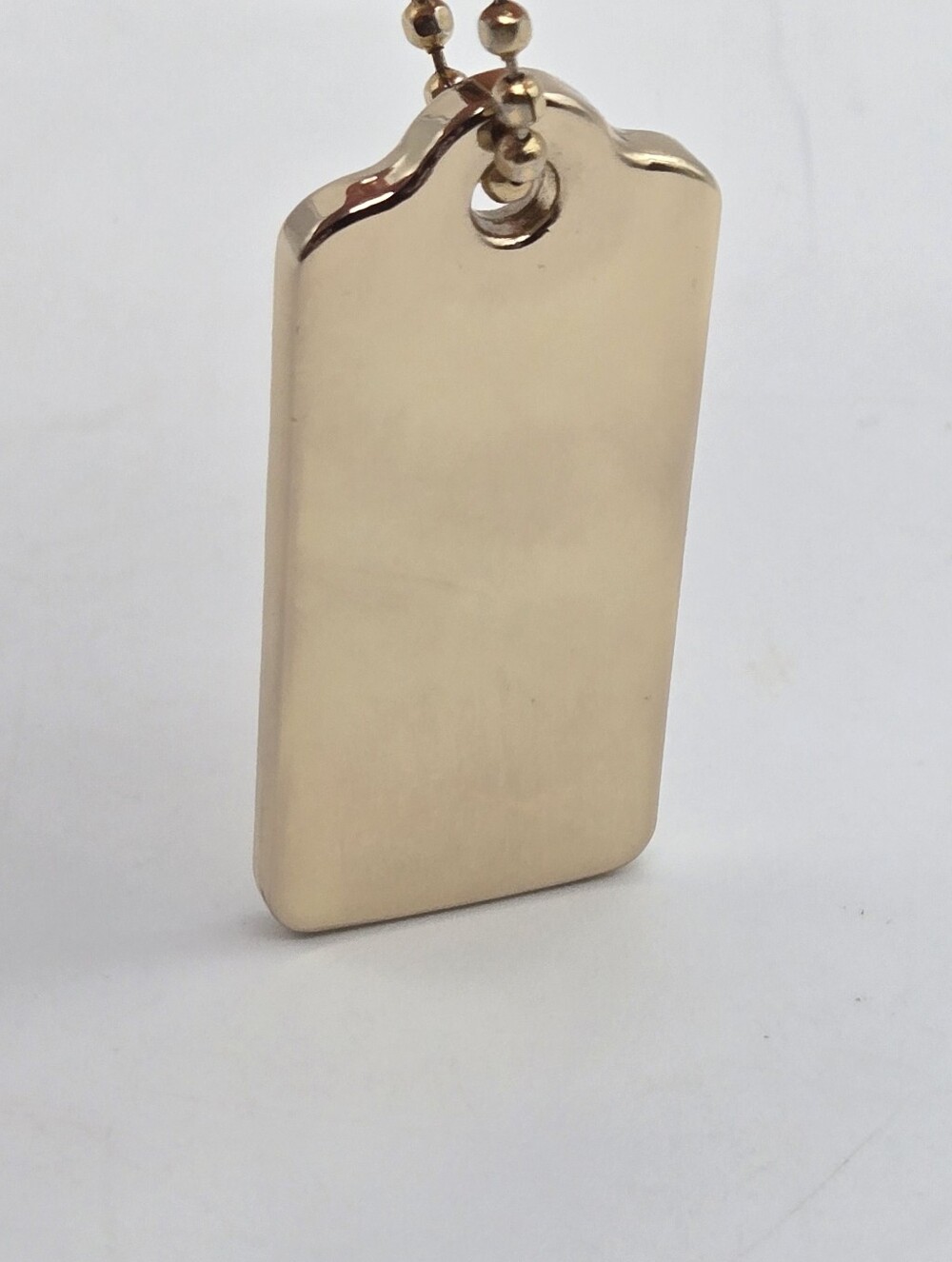 Coach Thick Gold 1.75" Metal Hangtag - Picture 8 of 11